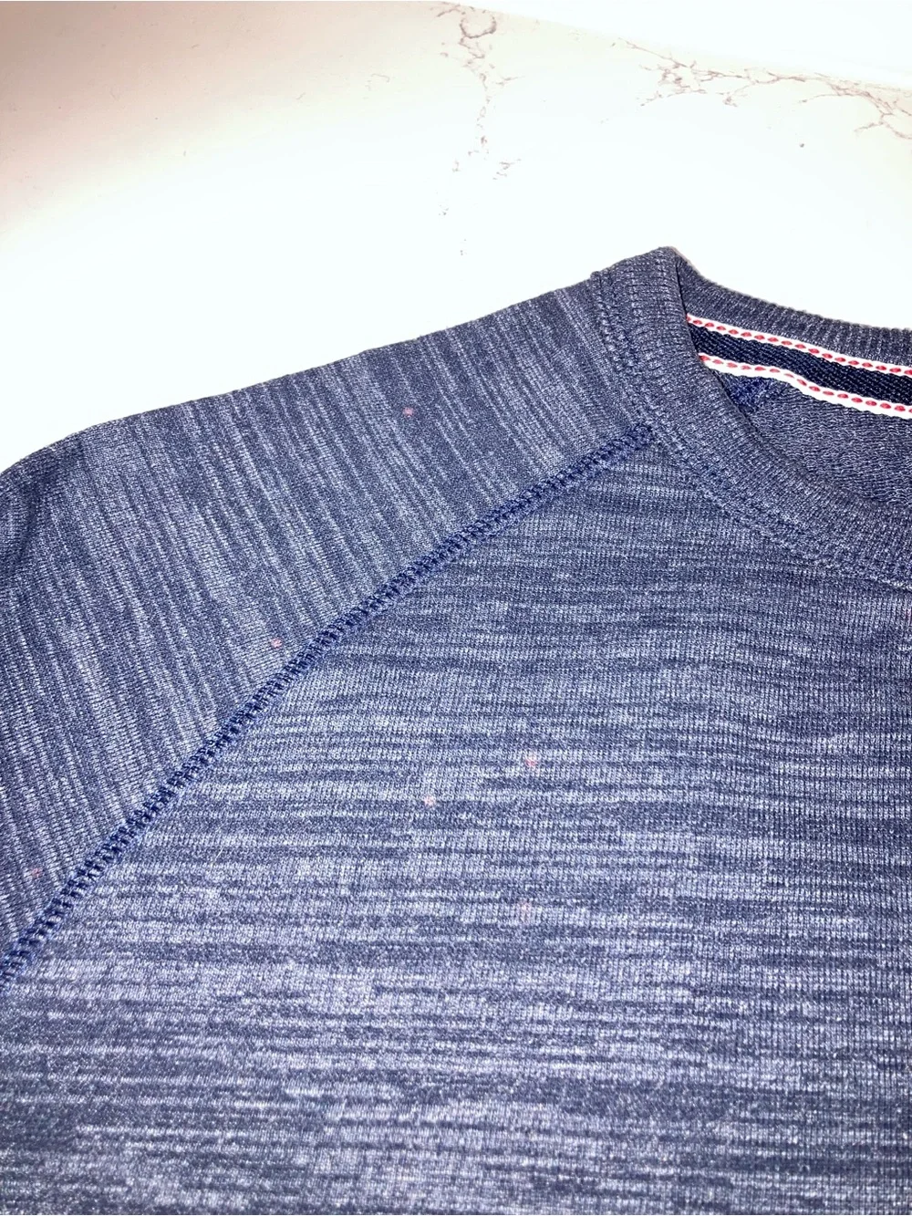 Champion Heather Navy Blue Crewneck Sweatshirt - size S - Picture 6 of 10